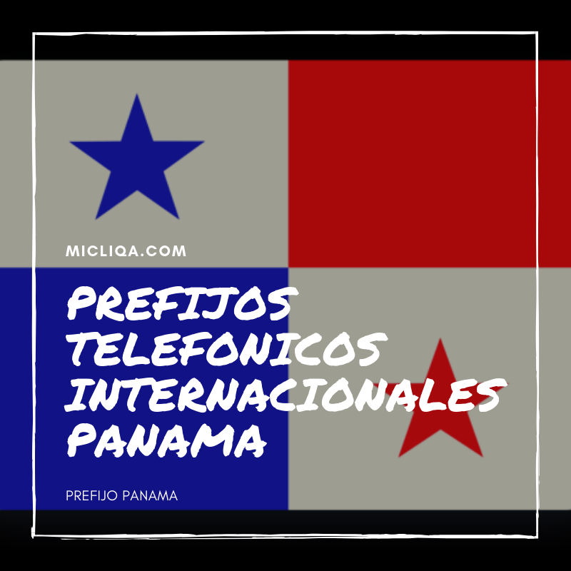 International dialing codes panama